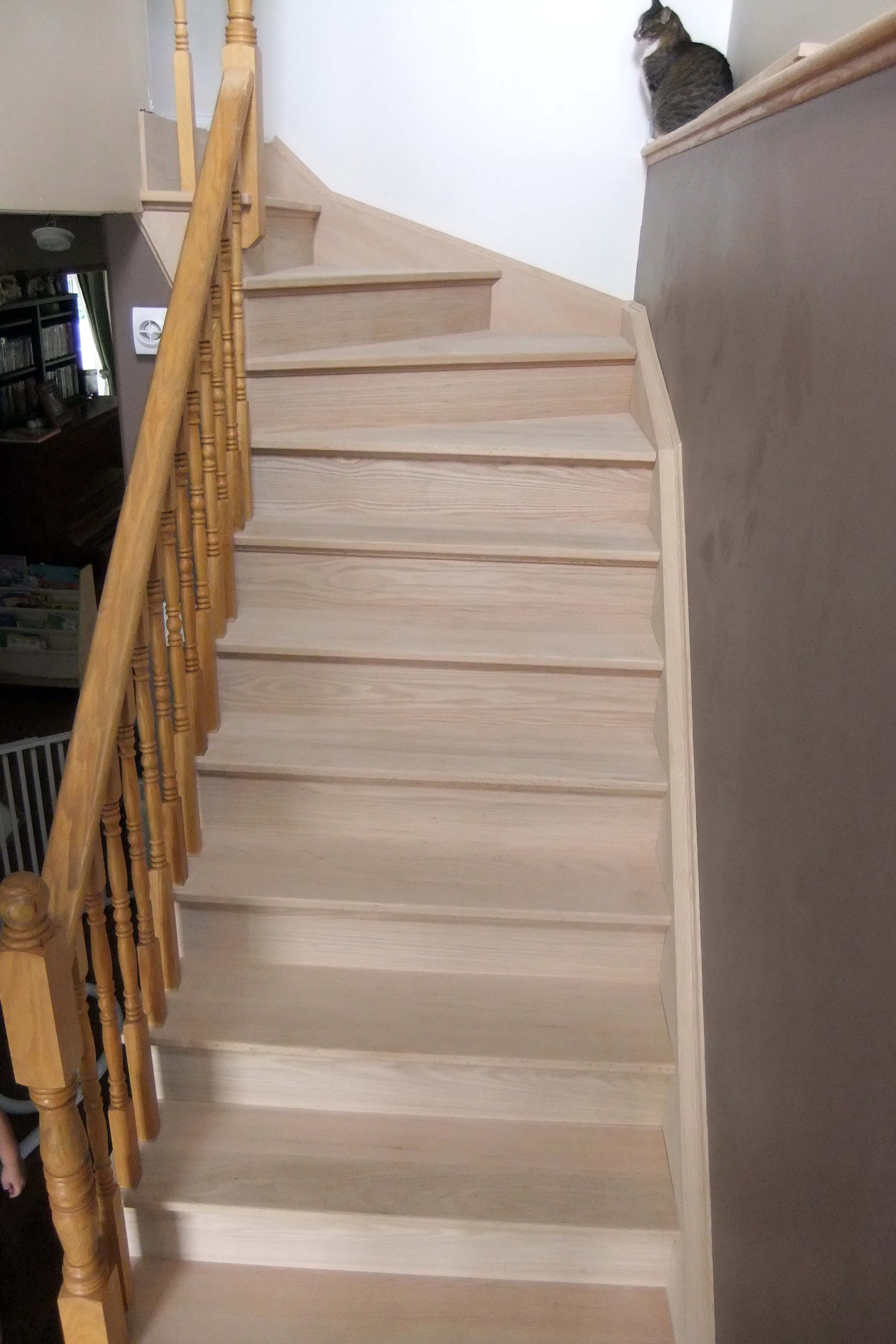 Winder Resurface Custom Wood Stairs